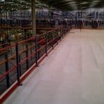mezzanine floor safety rails