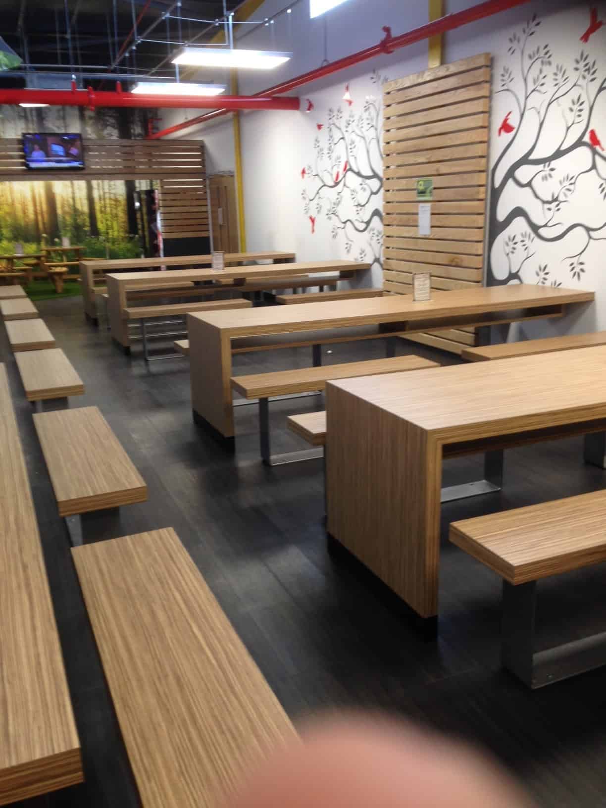 Canteen Furniture installed in Nottingham