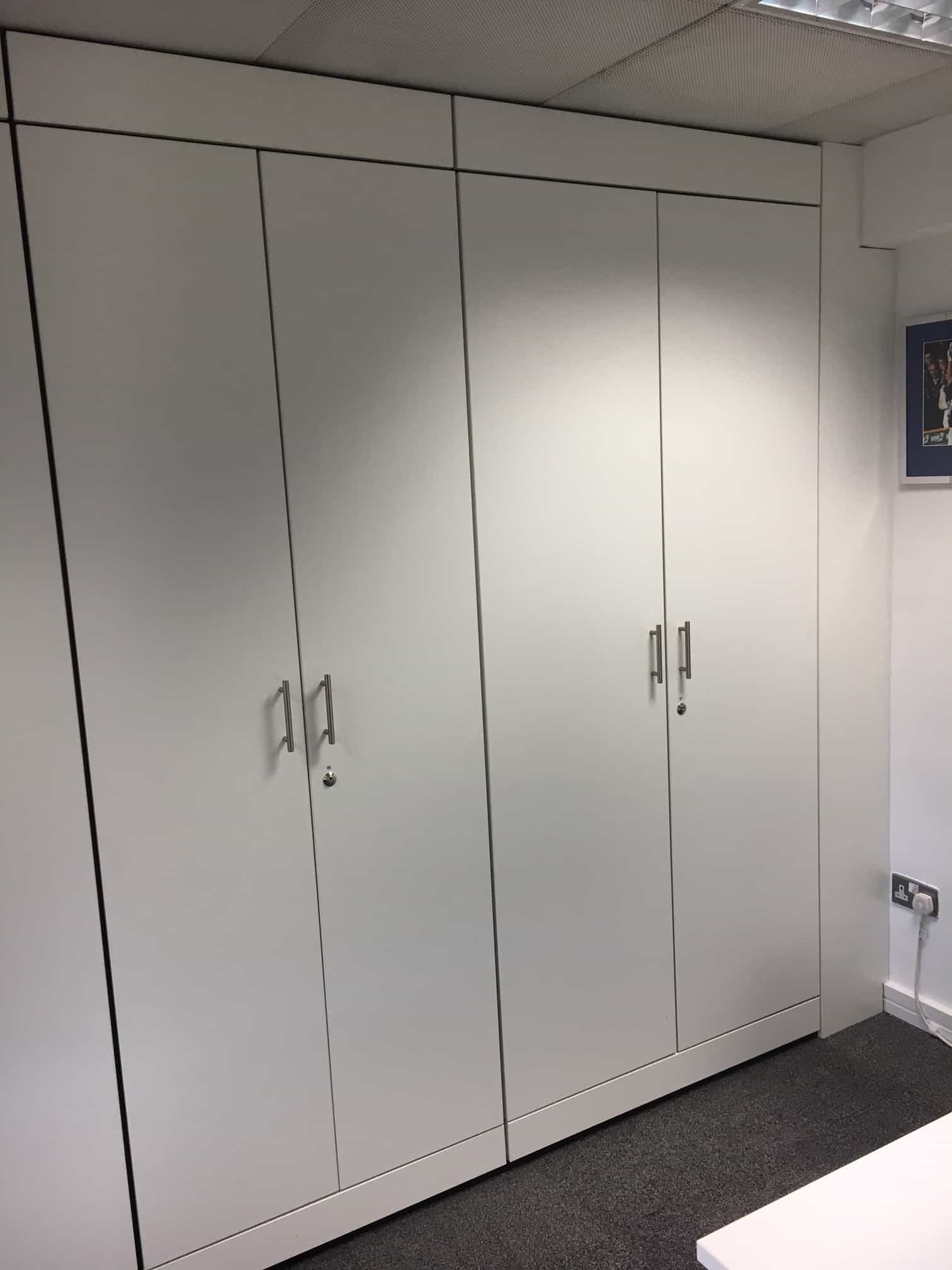 Cupboard Walling with Concealed Hinges installed in Leicester