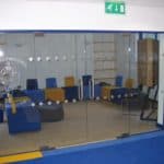 Frameless Glass Partition Installed In Leicester