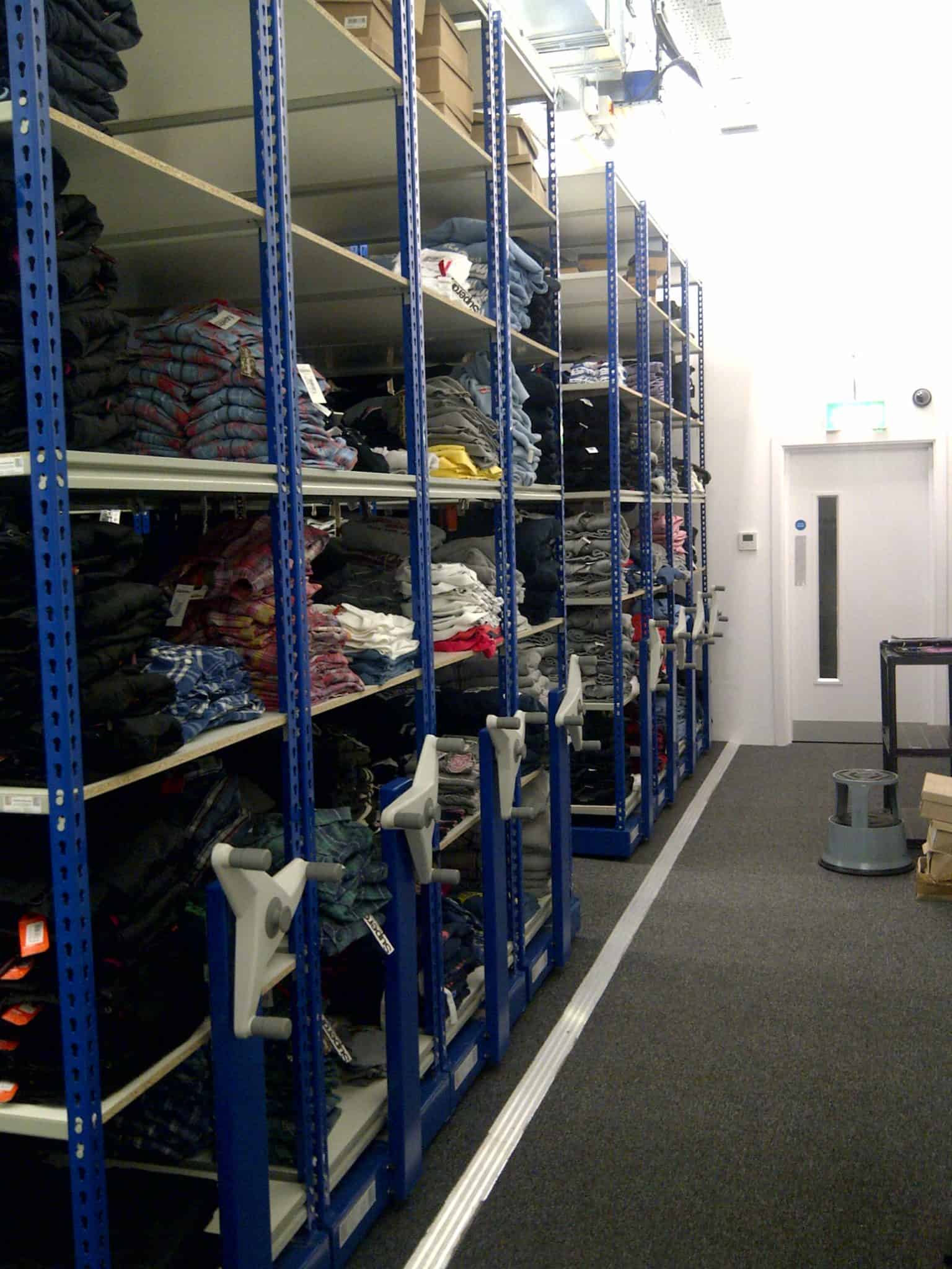 Garment Storage - Retail Shelving