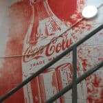 coca cola wall art - office fitout
