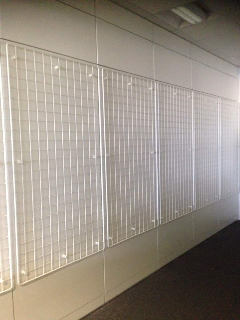 Cupboard Walling with Mesh Panels