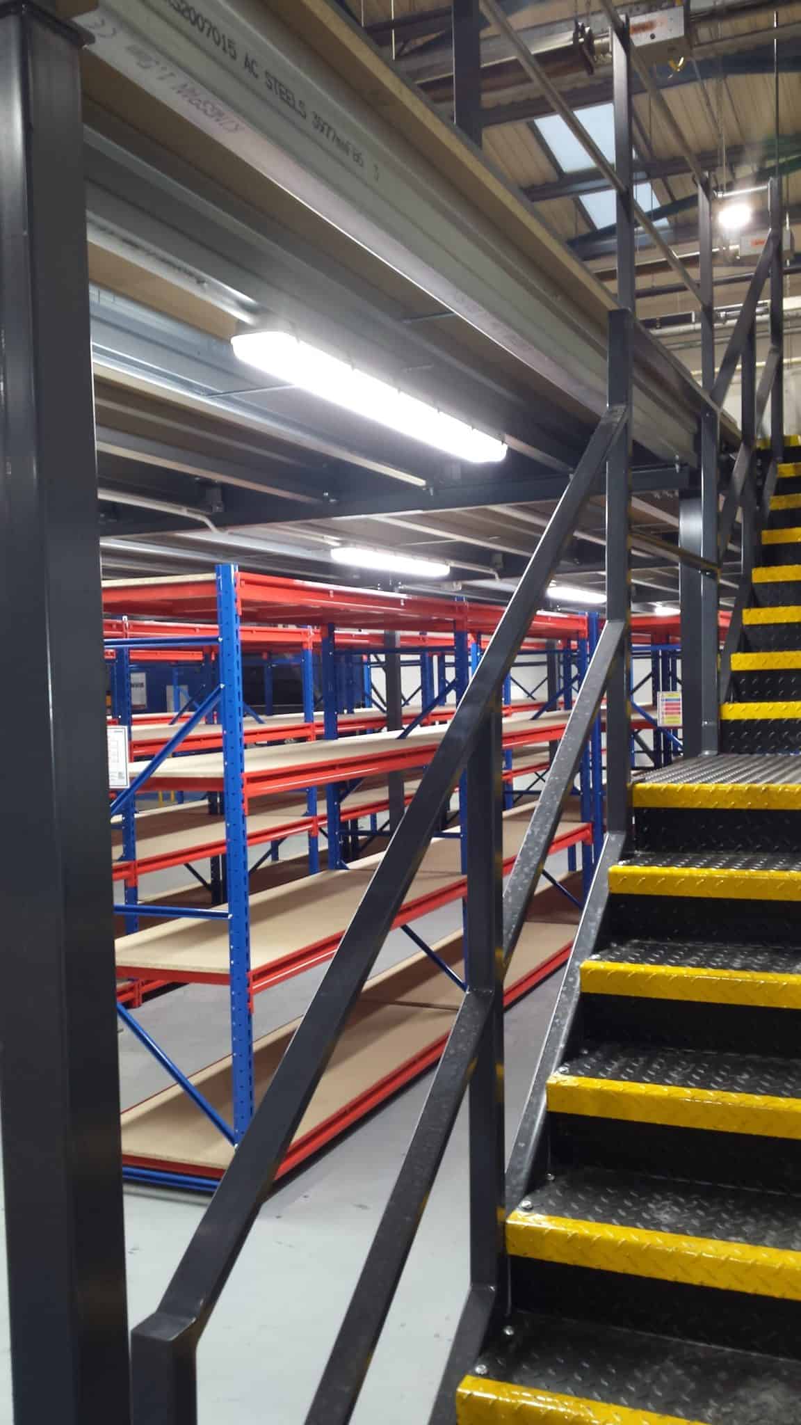 Mezzanine Floor storage project in Cardiff