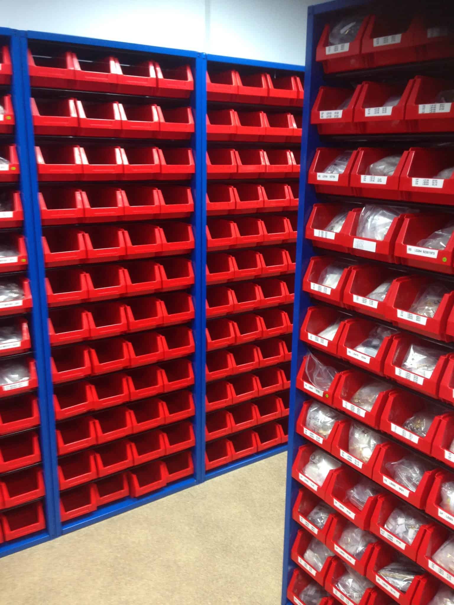 Small Parts Storage System